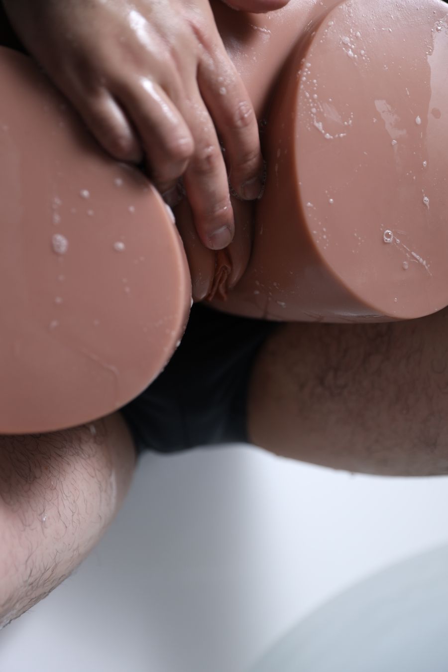 CLM 75cm (29.5") Busty Torso Sex Doll - #160 in in Black Skin - In Stock | US Only