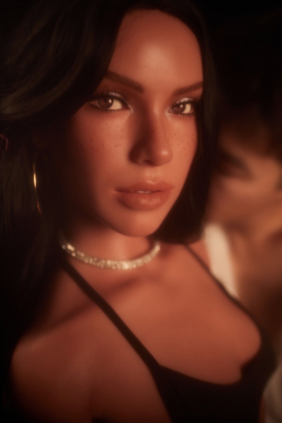 CLM 80cm (2ft6") Sexy Slim Silicone Sex Doll Torso - AA-cup - Carmen