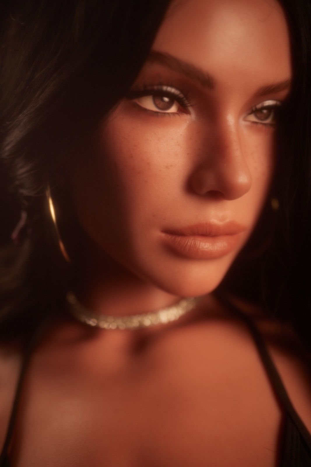 CLM 80cm (2ft6") Sexy Slim Silicone Sex Doll Torso - AA-cup - Carmen