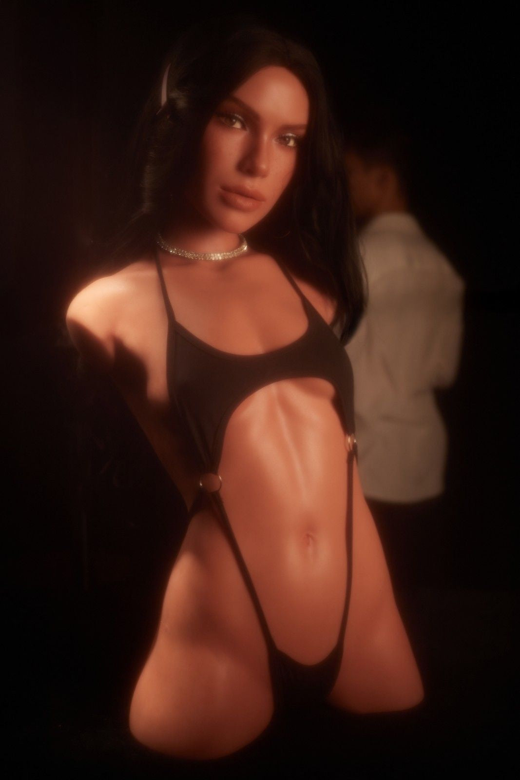 CLM 80cm (2ft6") Sexy Slim Silicone Sex Doll Torso - AA-cup - Carmen