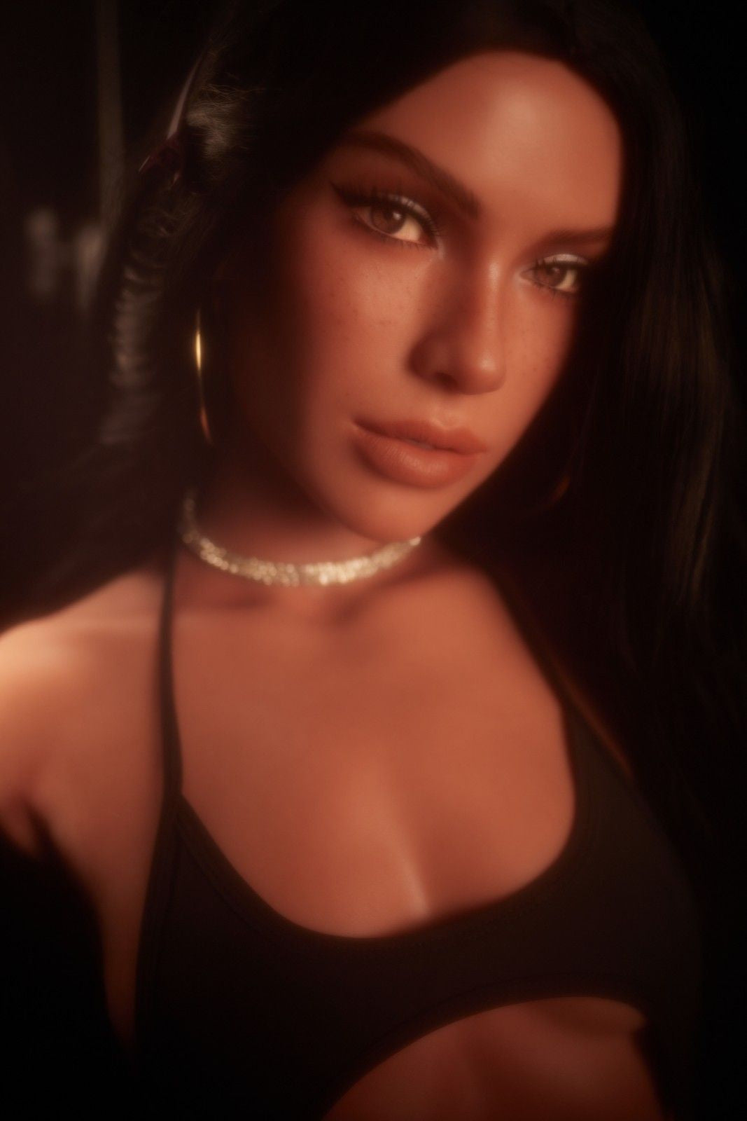 CLM 80cm (2ft6") Sexy Slim Silicone Sex Doll Torso - AA-cup - Carmen