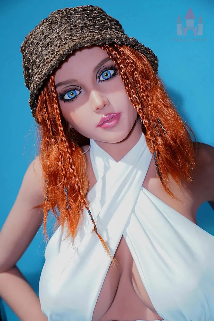 Doll Castle 156cm (5ft) Read Hair with Big Hollow Breast TPE Sex Doll - E-Cup - In Stock | US Only