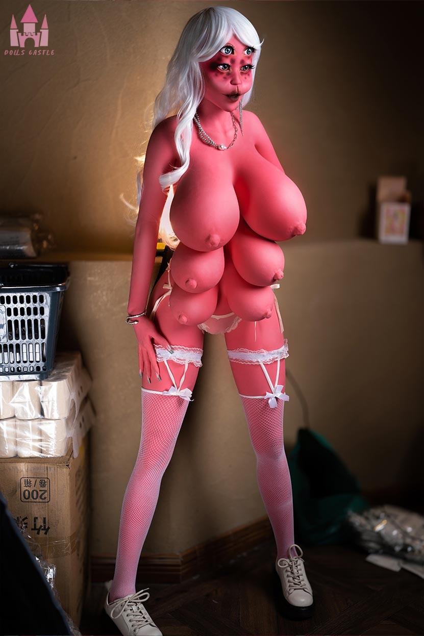 Doll Castle 162cm (5ft4") Booby TPE Sex Doll with 6 Large Boobs called Real Furry - In Stock | US Only