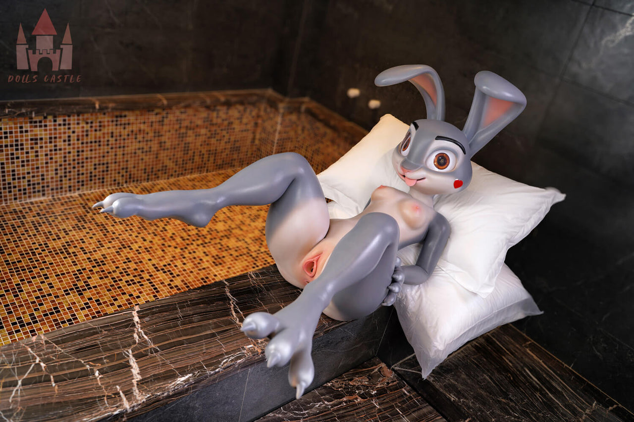 Doll Castle 168cm (5ft5") Rabbit Fantasy Silicone Sex Doll - A-Cup - Rabby - In Stock | US Only