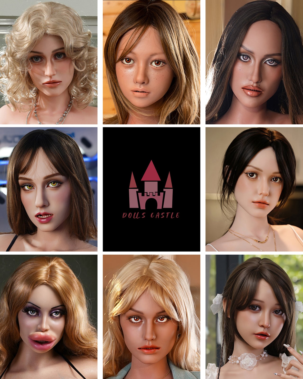 Doll Castle Dolls Castle Silicone Heads
