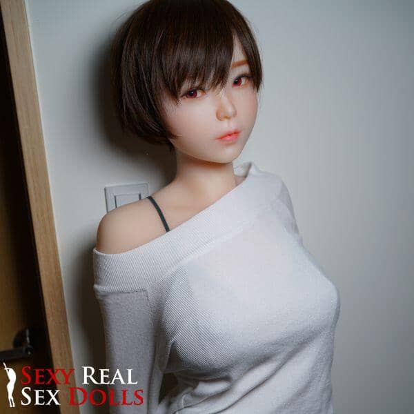 157cm (5ft2') Thicc Brunette with Overflowing Boobs Love Doll - Makie