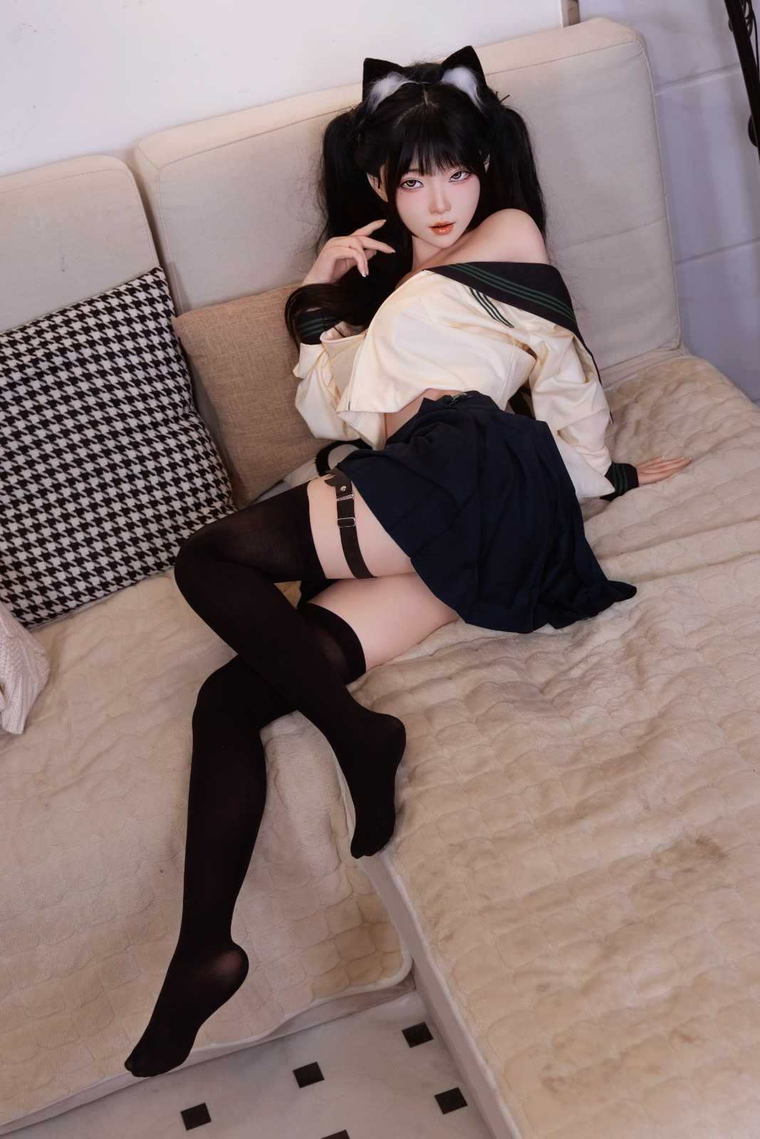 148cm (4ft8") Lifelike Asian Silicone Love Doll - C-Cup - Tamaki