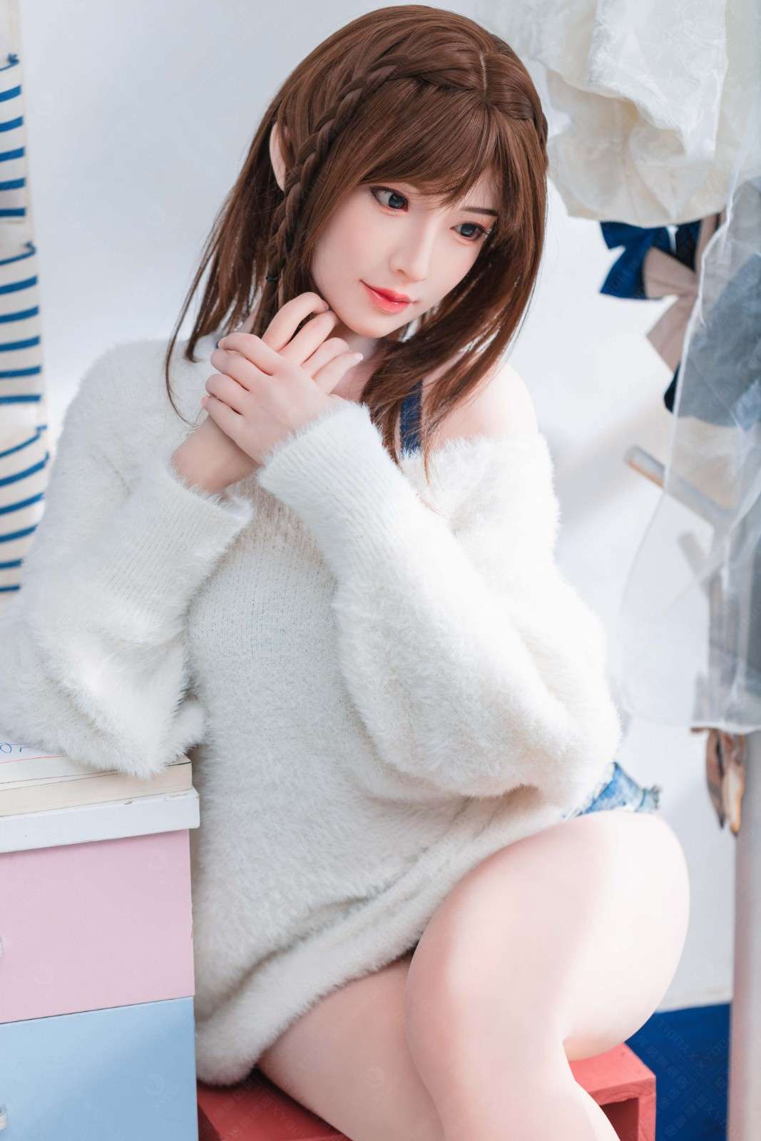 157cm (5ft1") Charming Silicone Sex Doll - A-Cup - Clara