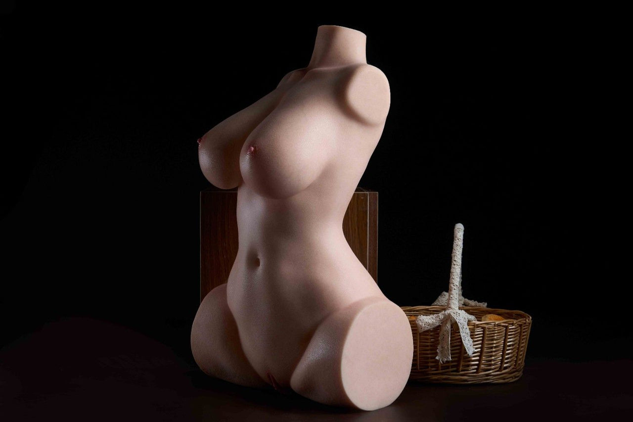 Erovenus 60cm (1ft9") LoveNestle Series - Fair Skin Silicone Sex Torso – Jessica - In Stock