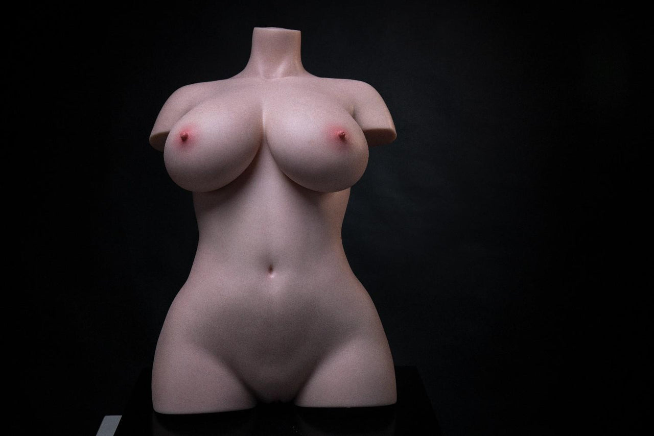 Erovenus 67cm (26.4") LoveNestle Series Torso in Red Lingerie Silicone - Aubrey