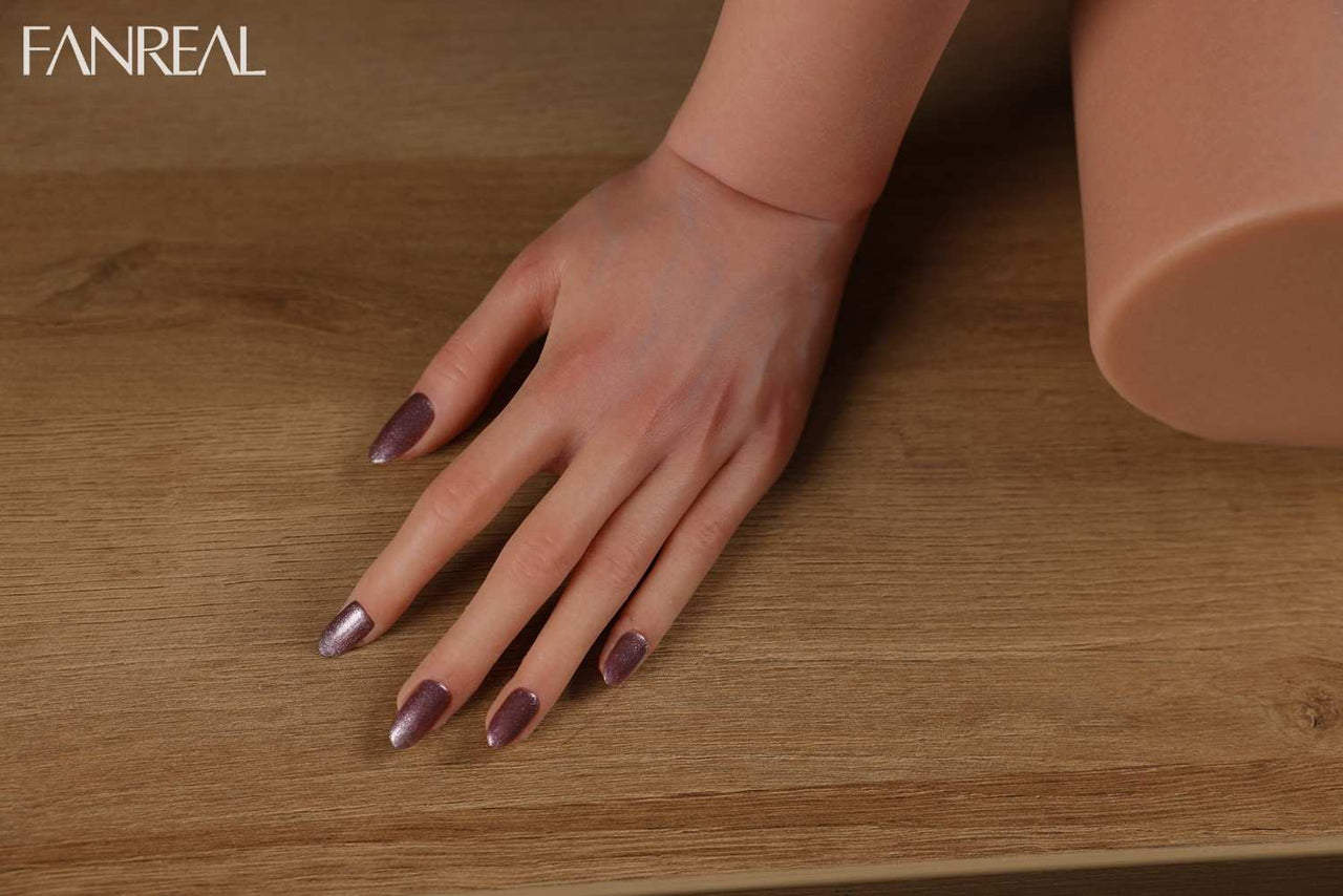 Fanreal 109cm (3ft7") Full Silicone Torso - F-Cup – Lila