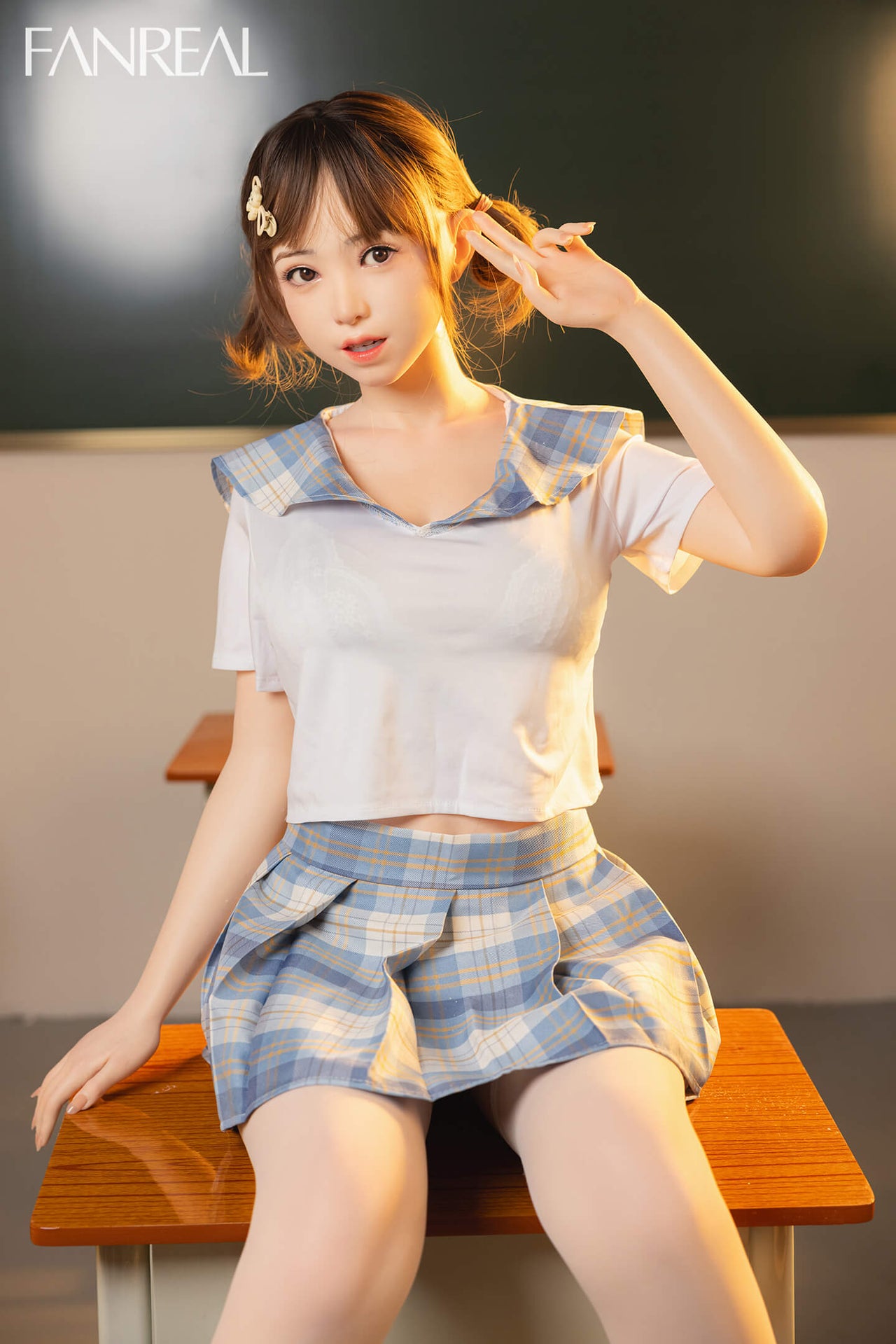 Fanreal 155cm (5ft0") Japanese Silicone Sex Love Doll - F-Cup - Mo