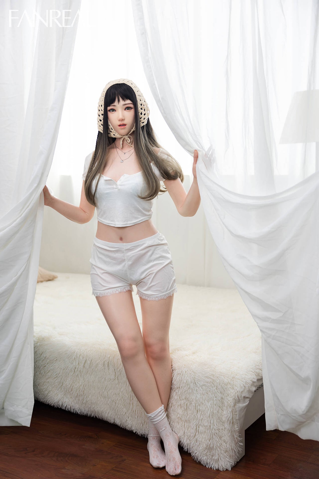 Fanreal 158cm (5ft1") Silicone Sex Love Doll For Men - B-Cup - Jia