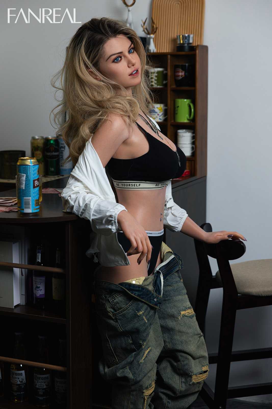 Fanreal 168cm (5ft5") Tender Blonde Silicone Sex Doll - F-Cup - Maria - In Stock | US Only