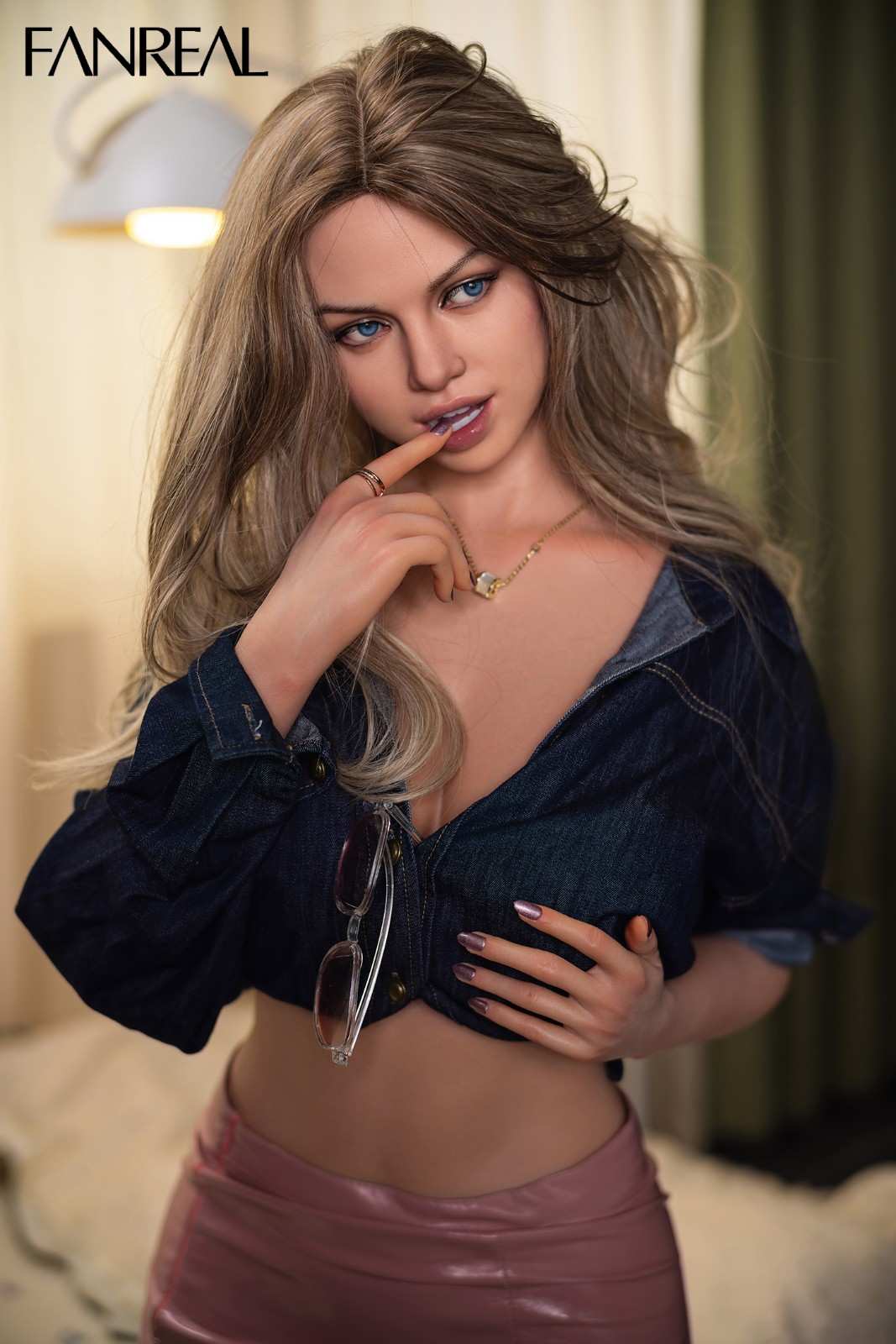 170cm (5ft5") ROS Bold Blonde Silicone Sex Doll - G-Cup – Maria - In Stock | US Only, Fanreal, , SRSD