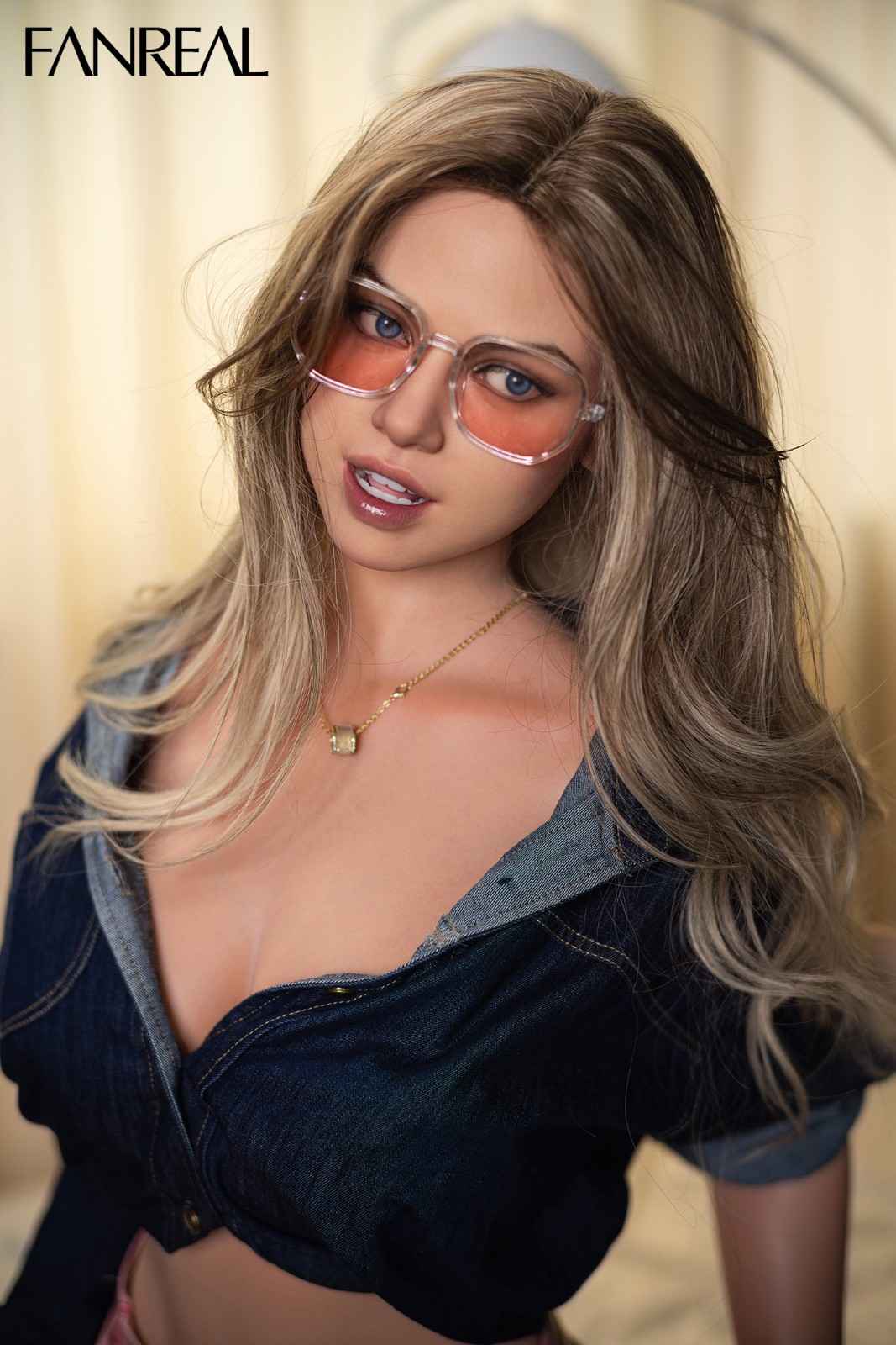 170cm (5ft5") ROS Bold Blonde Silicone Sex Doll - G-Cup – Maria - In Stock | US Only, Fanreal, , SRSD