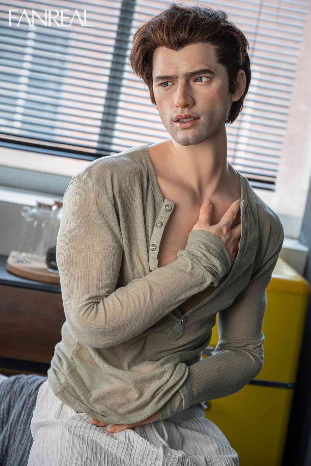 Fanreal 173cm (5ft8") Male Silicone ROS Sex Doll – Carter