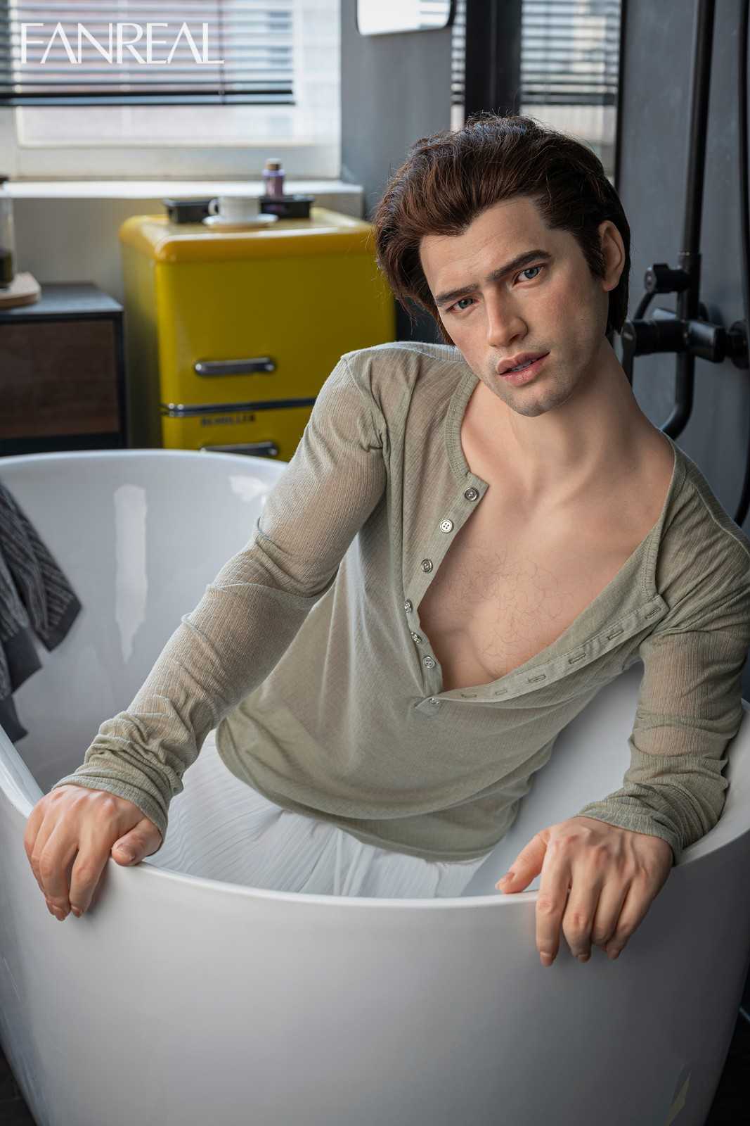 Fanreal 173cm (5ft8") Male Silicone ROS Sex Doll – Carter