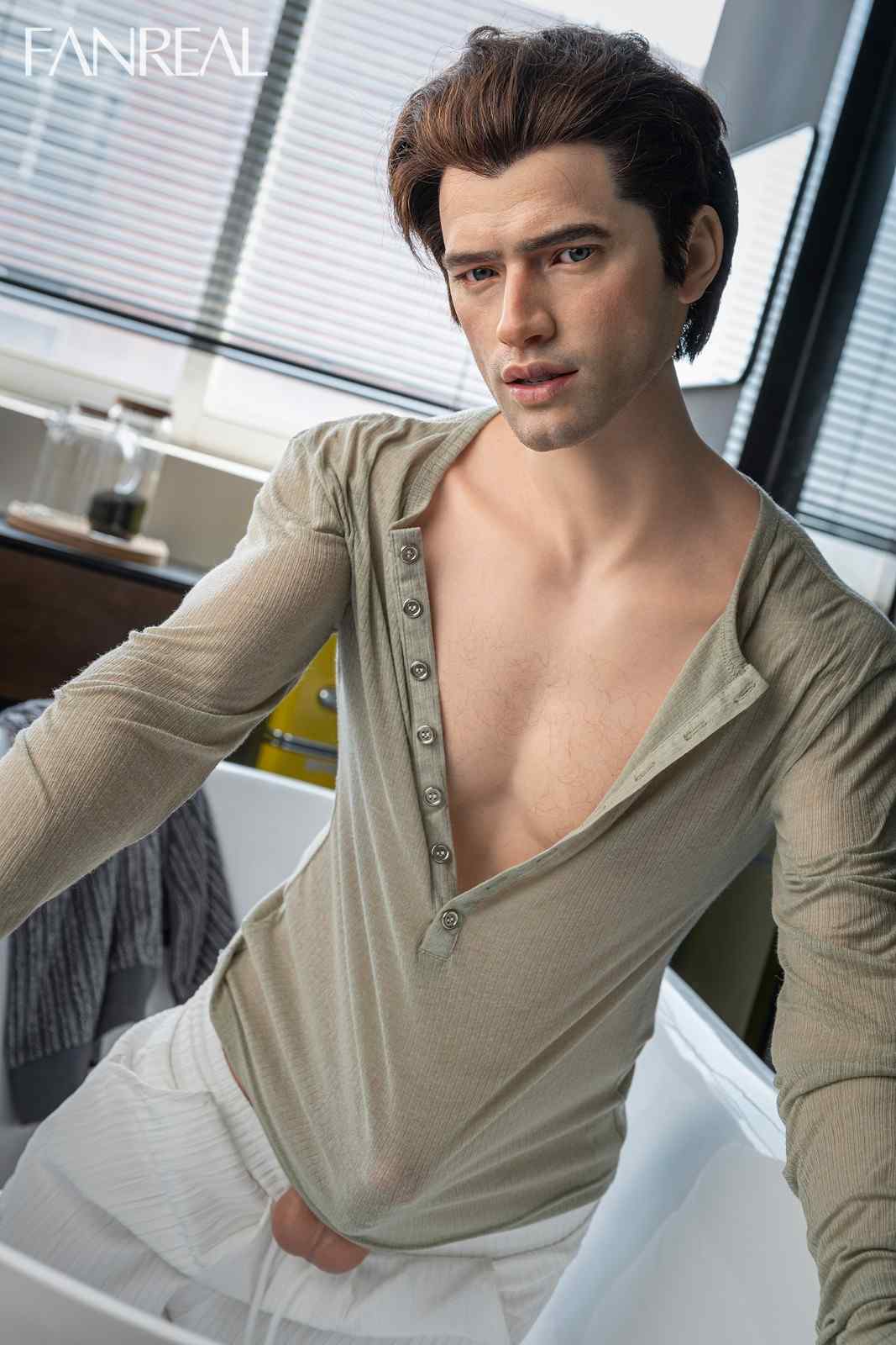Fanreal 173cm (5ft8") Male Silicone ROS Sex Doll – Carter
