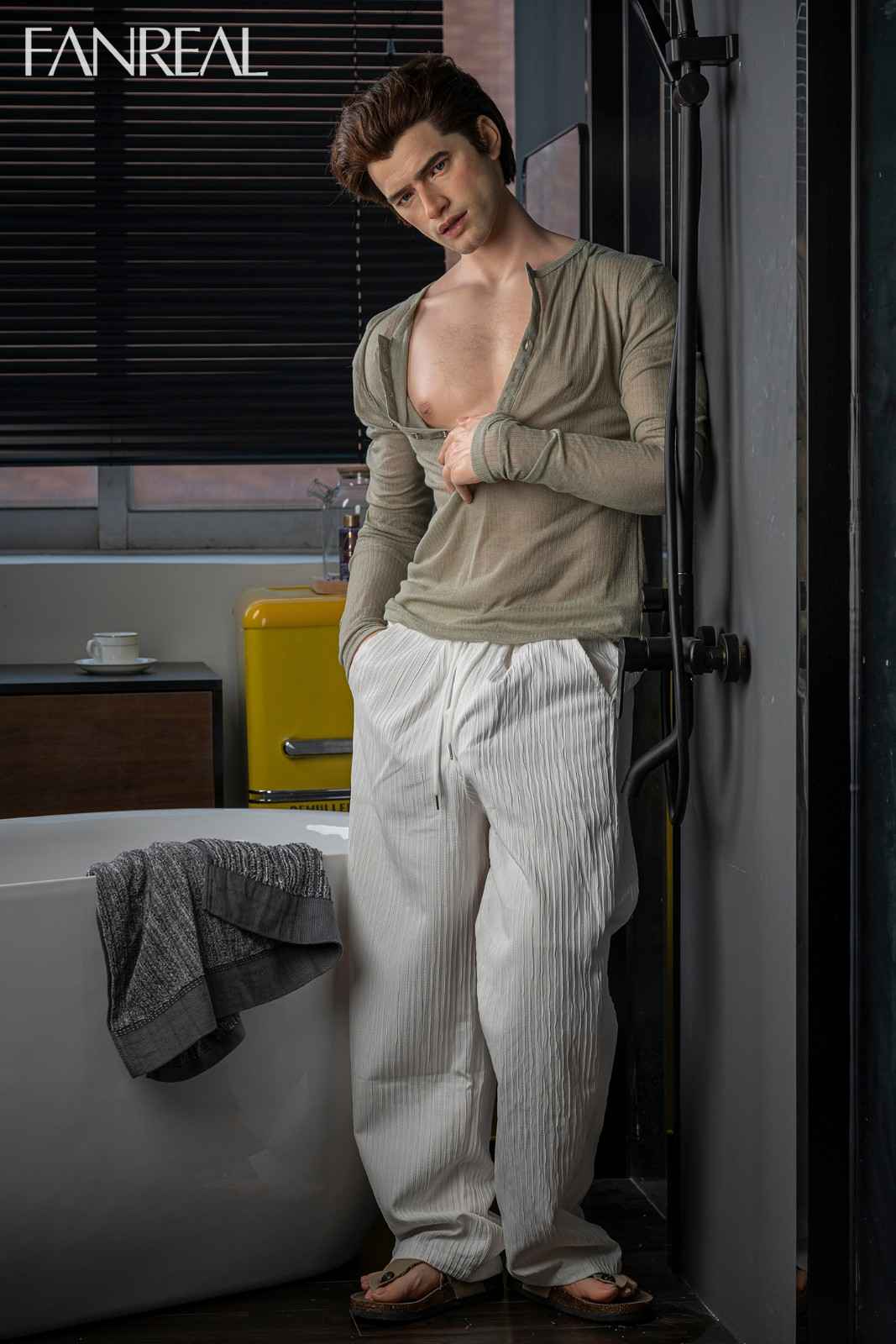 Fanreal 173cm (5ft8") Male Silicone ROS Sex Doll – Carter