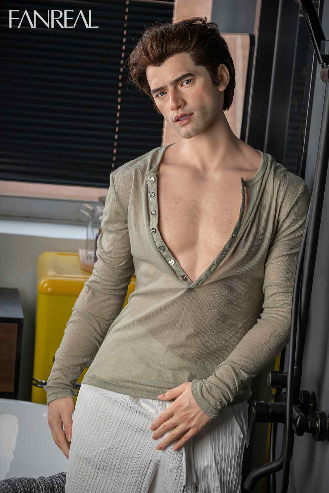 Fanreal 173cm (5ft8") Male Silicone ROS Sex Doll – Carter