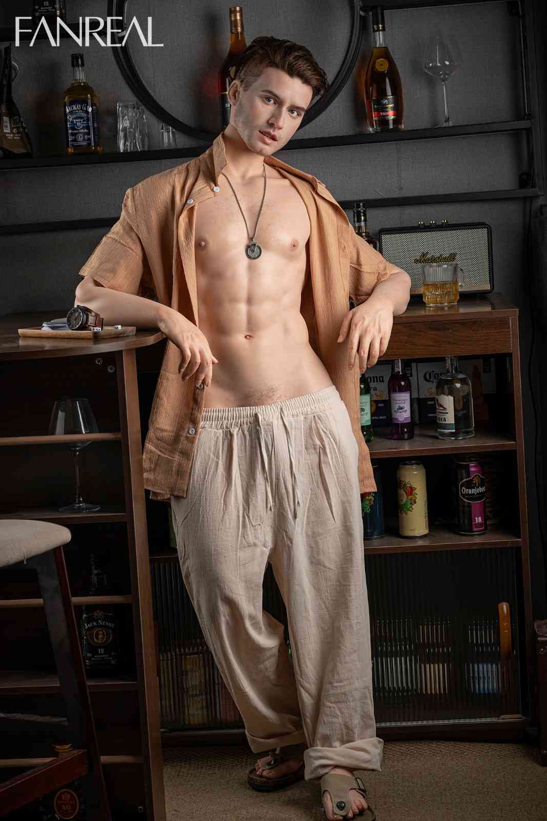Fanreal 173cm (5ft8") Male Silicone ROS Sex Doll – Henry