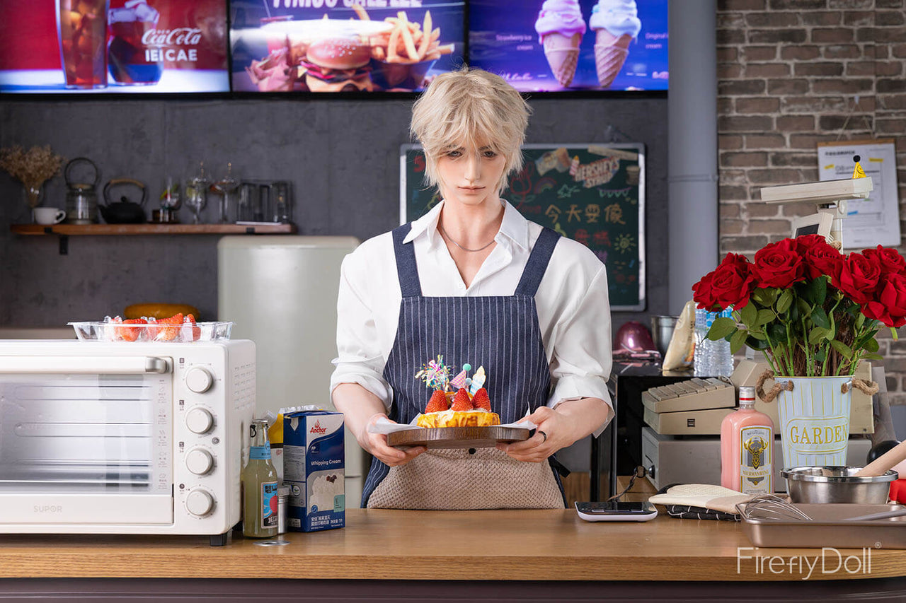 Firefly Doll 180cm (5ft9") Pastry Chef Silicone Sex Male Doll - Jiang Ling