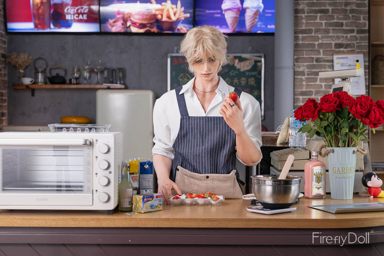 Firefly Doll 180cm (5ft9") Pastry Chef Silicone Sex Male Doll - Jiang Ling