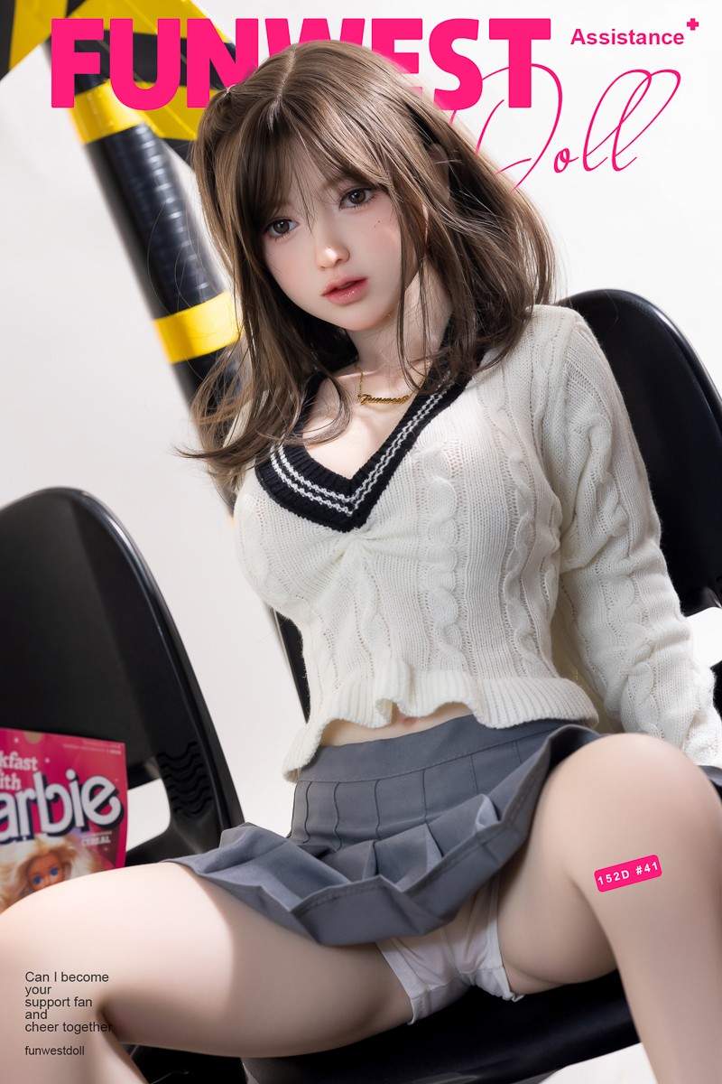 FunWest Doll 152cm (4ft9") Asian TPE Sex Doll – Slim & Tender Fantasy Girl - D-Cup - Amy