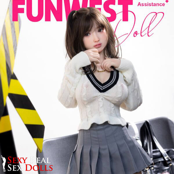 152cm (4ft9') D-Cup Asian TPE Sex Doll – Slim & Tender Fantasy Girl [In Stock USA] - Amy, FunWest Doll, , Sexy Real Sex Dolls