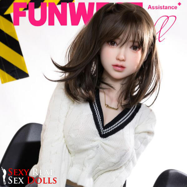 152cm (4ft9') D-Cup Asian TPE Sex Doll – Slim & Tender Fantasy Girl [In Stock USA] - Amy, FunWest Doll, , Sexy Real Sex Dolls