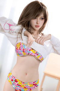FunWest Doll 152cm (4ft9') D-Cup Slim Asian TPE Sex Doll – Tender Pool Girl Fantasy [EU Stock] - Lily
