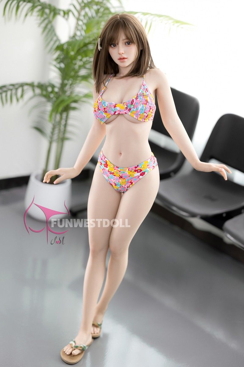FunWest Doll 152cm (4ft9') D-Cup Slim Asian TPE Sex Doll – Tender Pool Girl Fantasy [EU Stock] - Lily