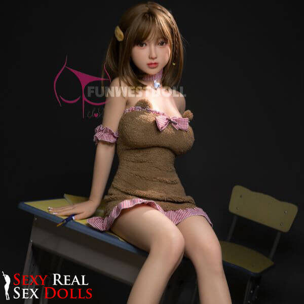 152cm (4ft9') D-Cup Tender Asian TPE Sex Doll – Realistic Fantasy Doll [In Stock USA] - Amy, FunWest Doll, , Sexy Real Sex Dolls