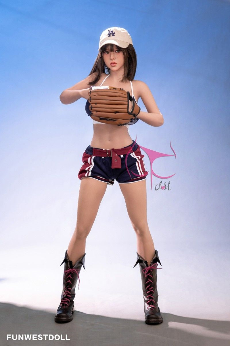 FunWest Doll 155cm (5ft1”) Asian Baseball Girl TPE Sex Doll - F-Cup - Darlene - In Stock | US Only