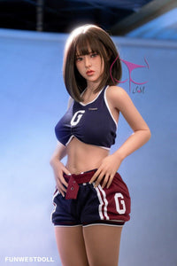 FunWest Doll 155cm (5ft1”) Asian Baseball Girl TPE Sex Doll - F-Cup - Darlene - In Stock | US Only