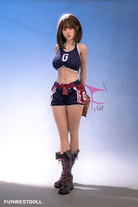 FunWest Doll 155cm (5ft1”) Asian Baseball Girl TPE Sex Doll - F-Cup - Darlene - In Stock | US Only