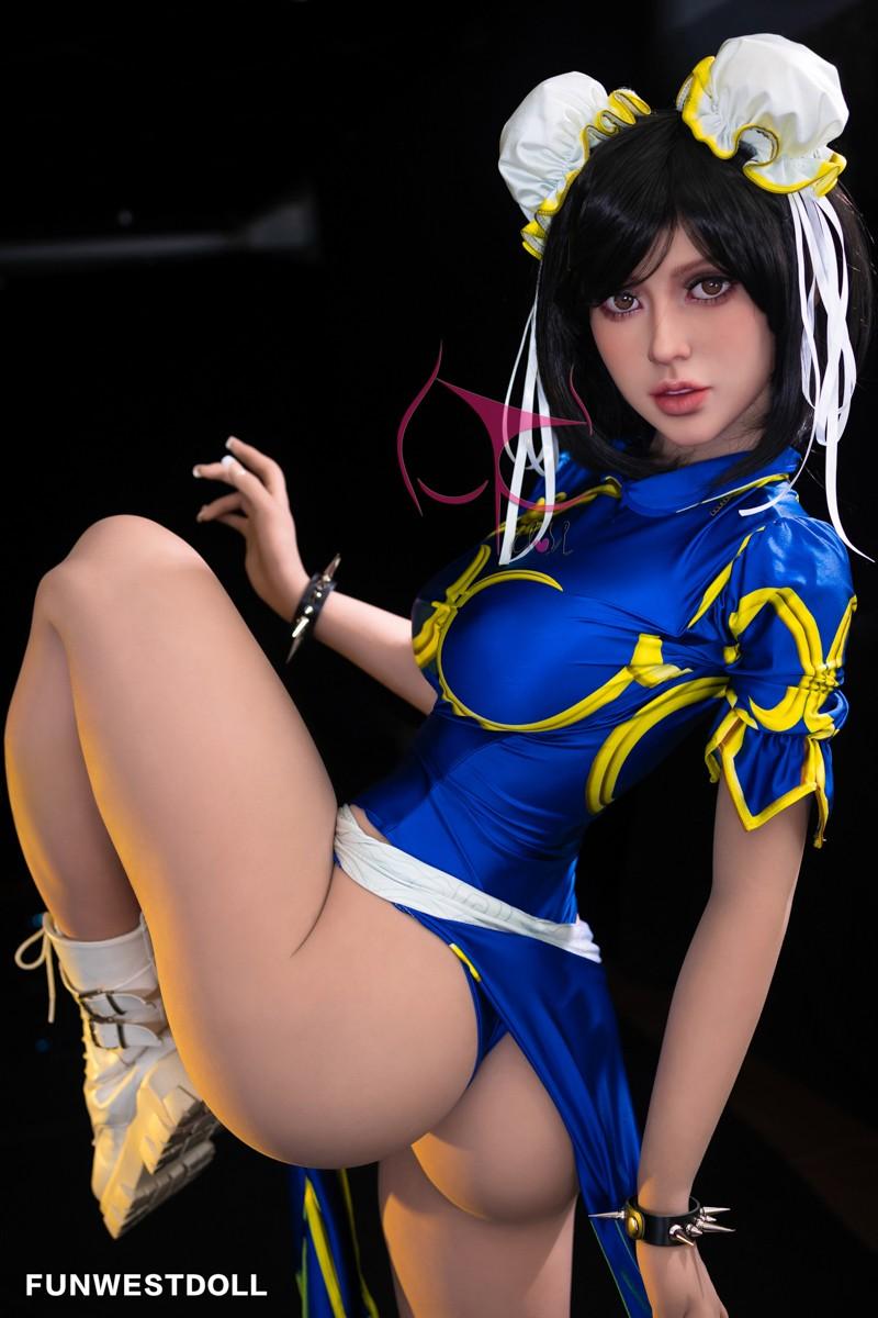 FunWest Doll 155cm (5ft1') F-Cup Chinese Street Fighter Sex Doll - Chun Li