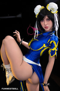 FunWest Doll 155cm (5ft1') F-Cup Chinese Street Fighter Sex Doll - Chun Li