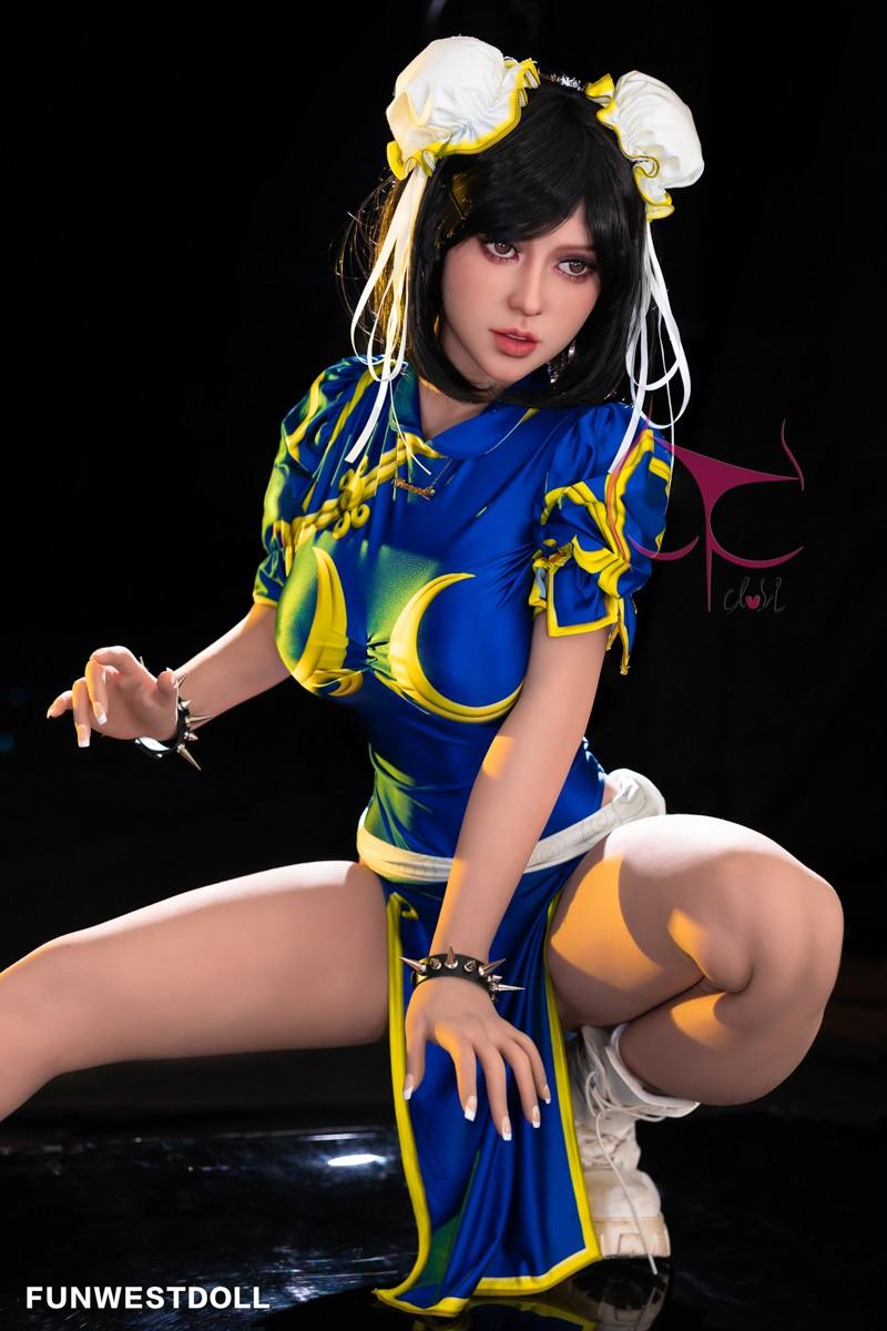 FunWest Doll 155cm (5ft1') F-Cup Chinese Street Fighter Sex Doll - Chun Li
