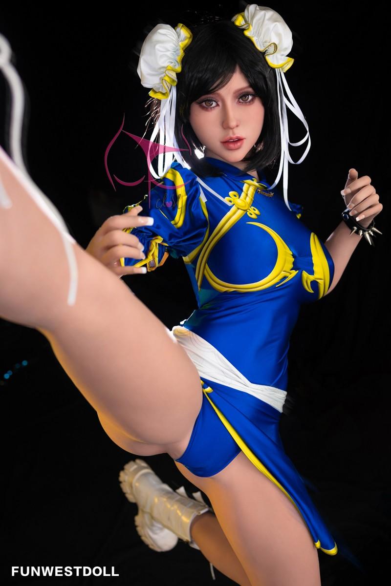 FunWest Doll 155cm (5ft1') F-Cup Chinese Street Fighter Sex Doll - Chun Li