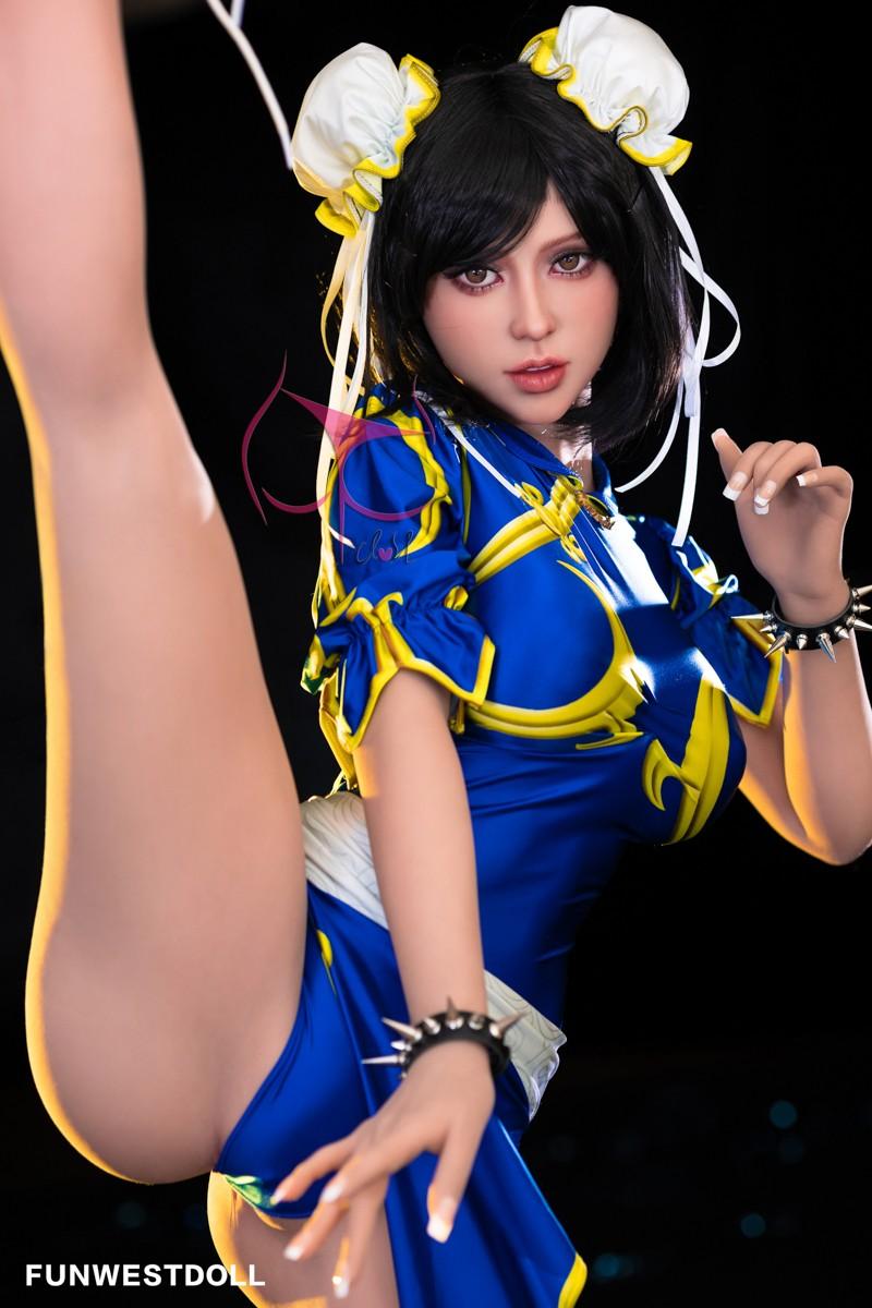 FunWest Doll 155cm (5ft1') F-Cup Chinese Street Fighter Sex Doll - Chun Li