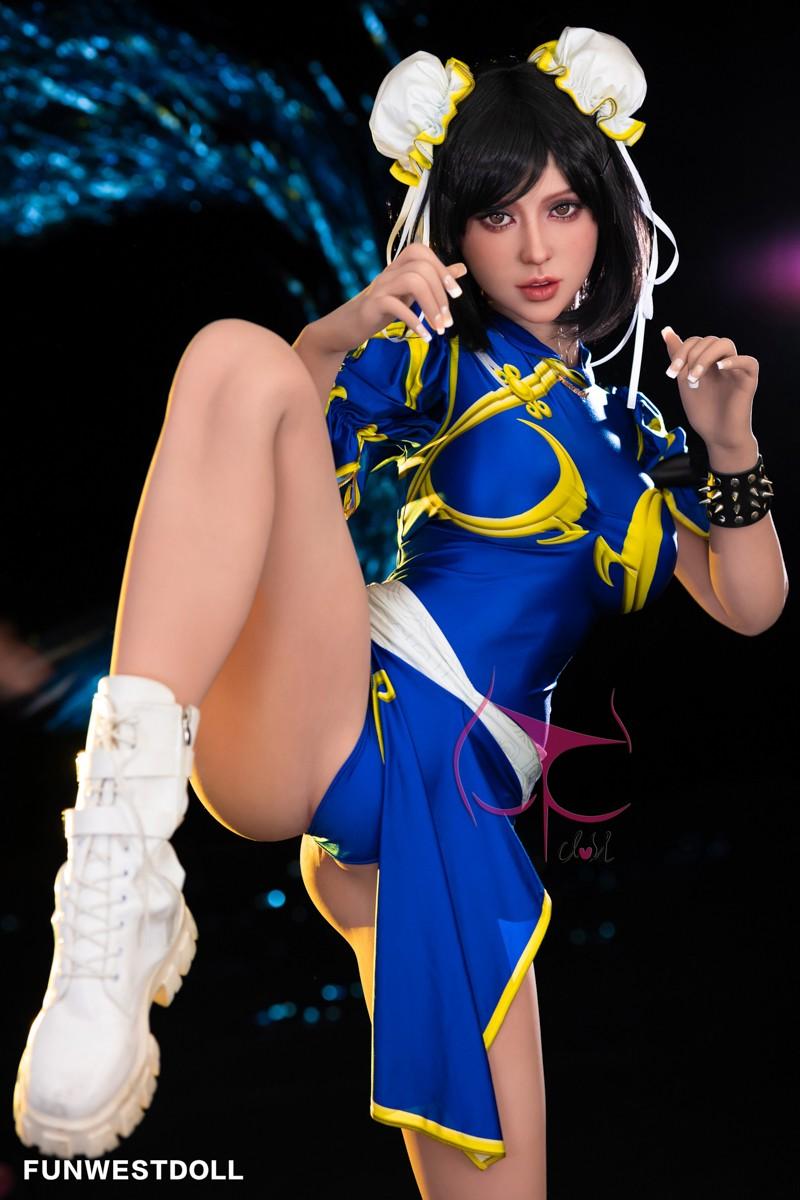 FunWest Doll 155cm (5ft1') F-Cup Chinese Street Fighter Sex Doll - Chun Li