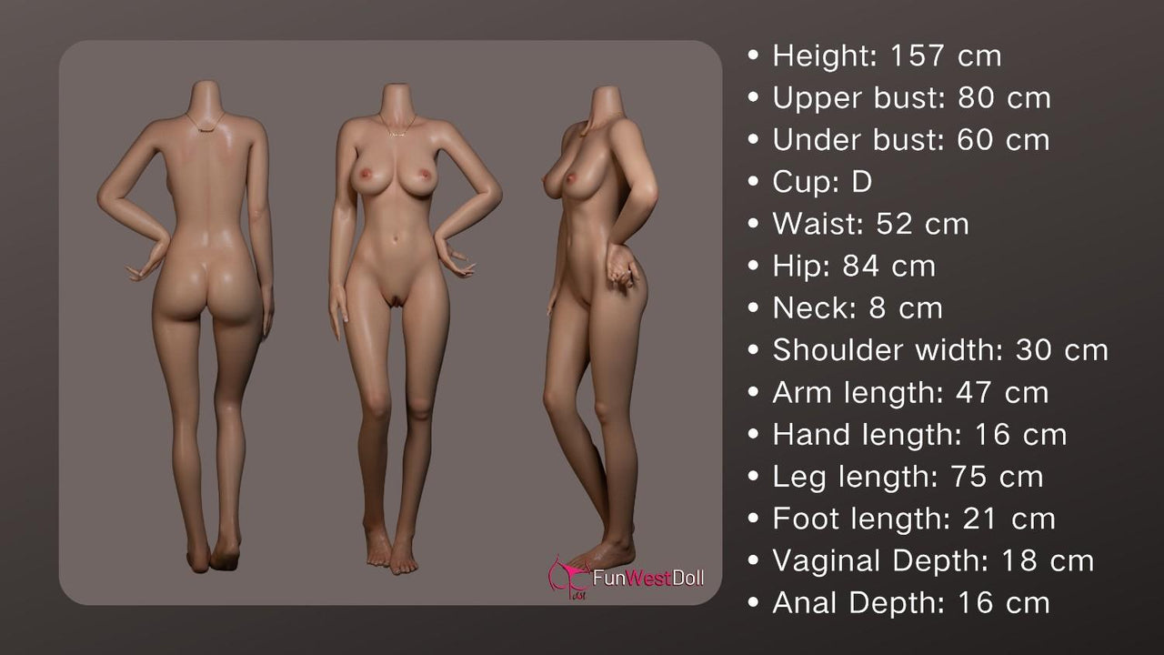 FunWest Doll 157cm (5f2") D-Cup Cosplay Silicone Sex Doll - Alexa