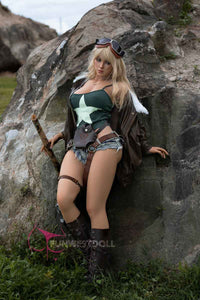 FunWest Doll 157cm (5f2') G-Cup European Blonde Silicone Sex Doll - Assos