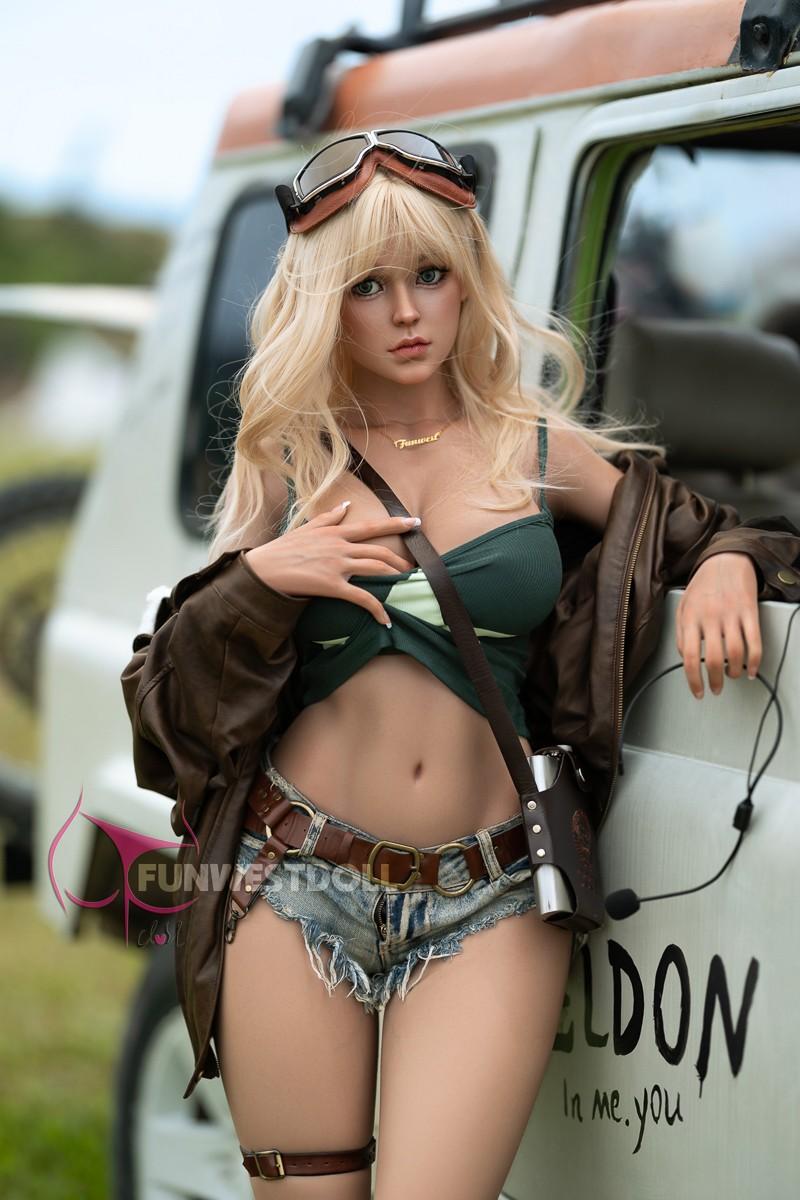 FunWest Doll 157cm (5f2') G-Cup European Blonde Silicone Sex Doll - Assos