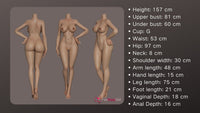FunWest Doll 157cm (5f2') G-Cup European Blonde Silicone Sex Doll - Assos