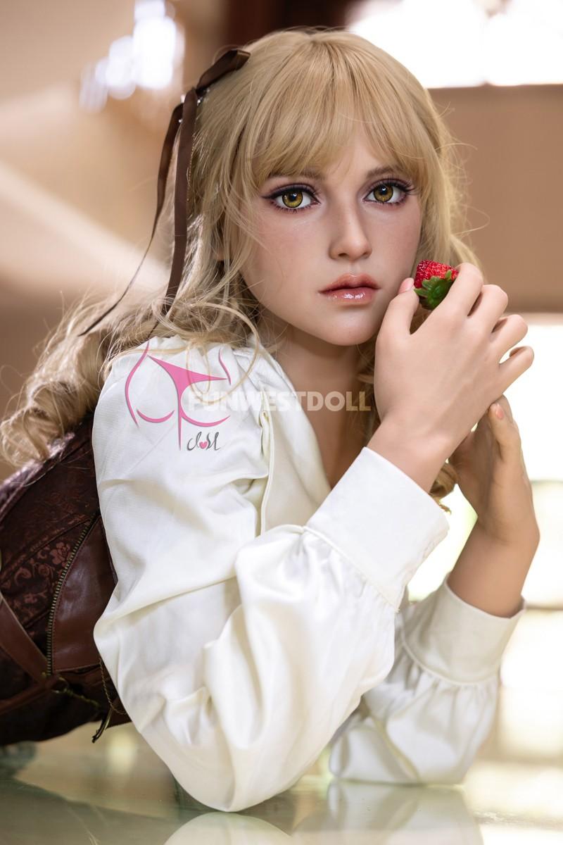 FunWest Doll 157cm (5ft2") Blonde German S-TPE Sex Doll - C-Cup - Bella - In Stock | US Only [Flawed]