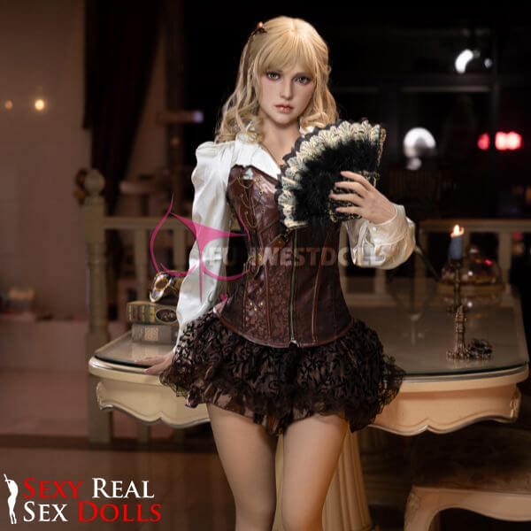 157cm (5ft2') C-Cup Elegant Blonde German TPE Sex Doll [In Stock USA] - Bella, FunWest Doll, , Sexy Real Sex Dolls