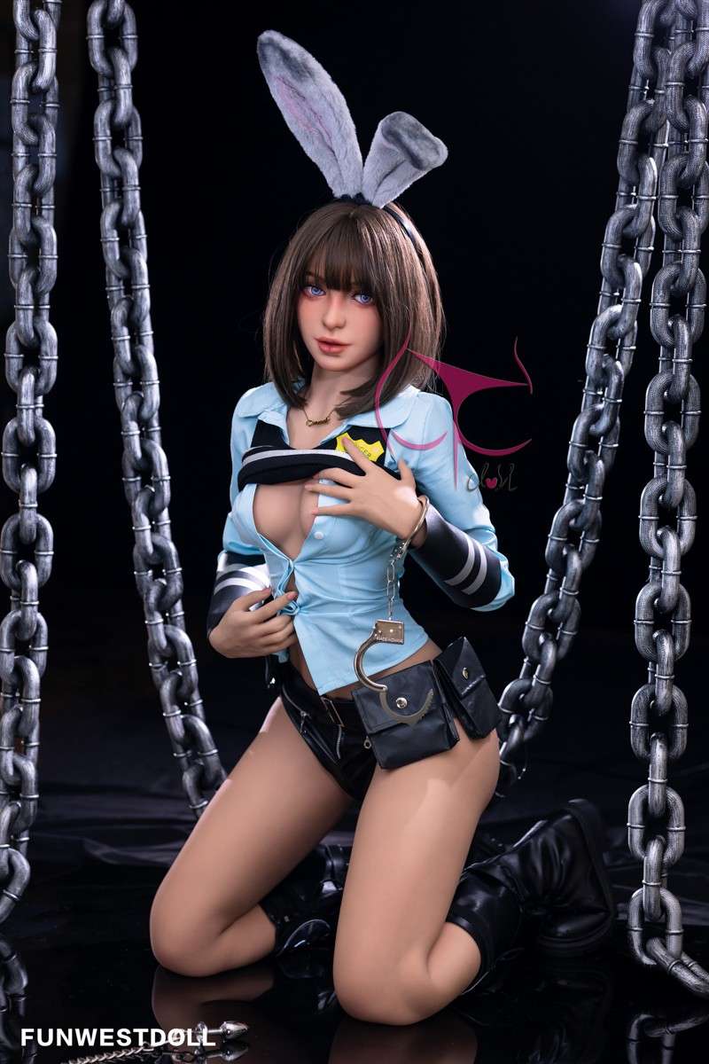 FunWest Doll 157cm (5ft2') C-Cup Life Like Asian Sex Doll with Tiny Breasts - Eudora